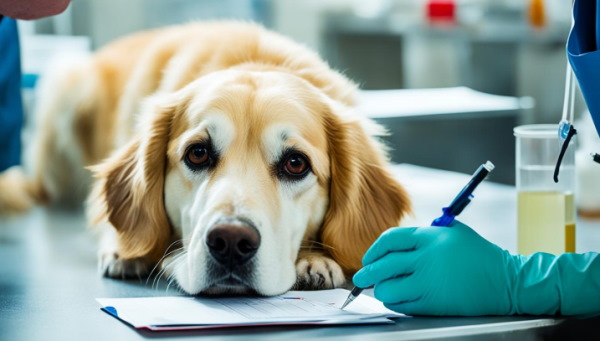 سگی در حال معاینه